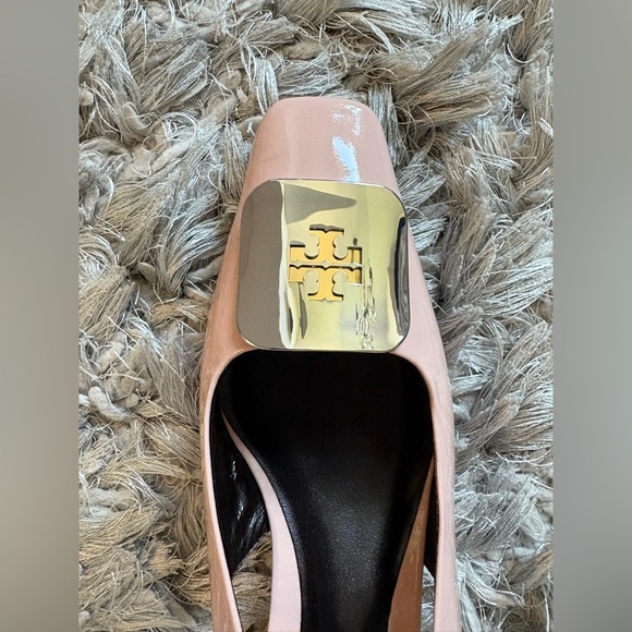 Tory Burch Georgia Pink Leather Slingback Sandals size 7.5